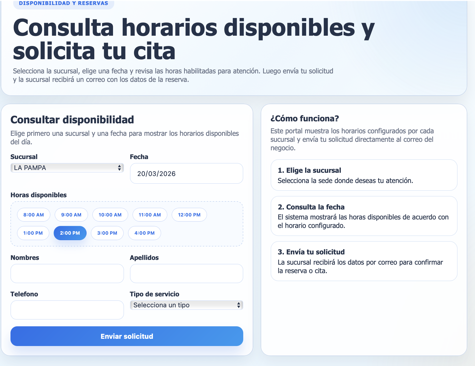 Portal para clientes